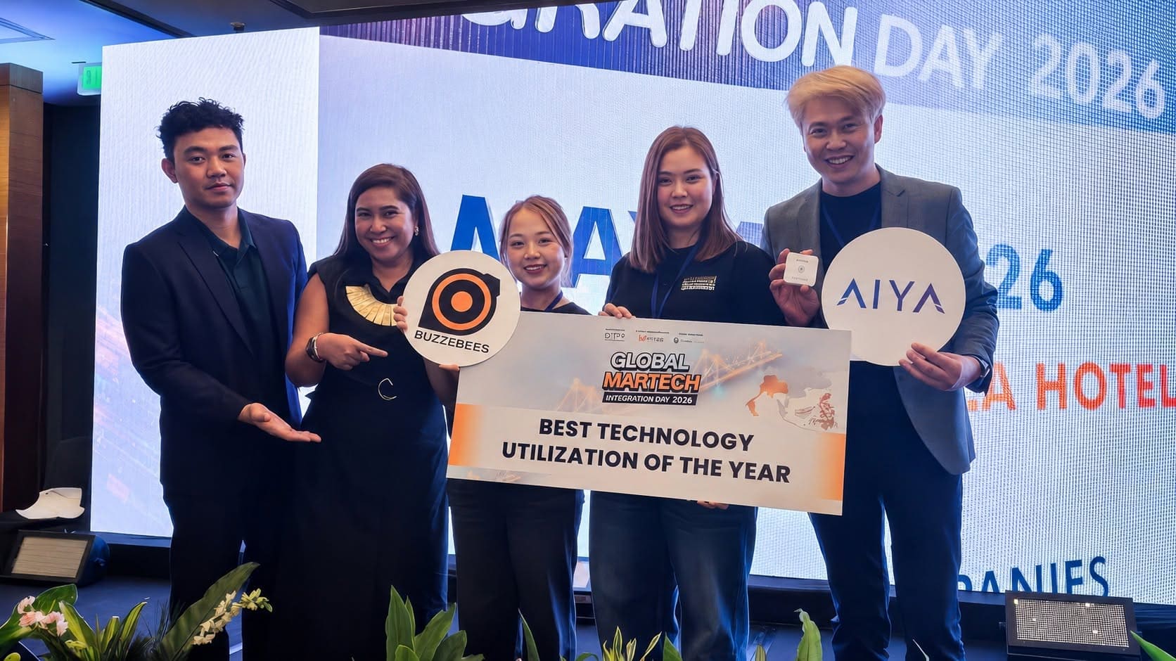 BUZZEBEES คว้ารางวัล Best Technology Utilization of the Year จาก Global MarTech Integration Day 2026 ที่ประเทศฟิลิปปินส์