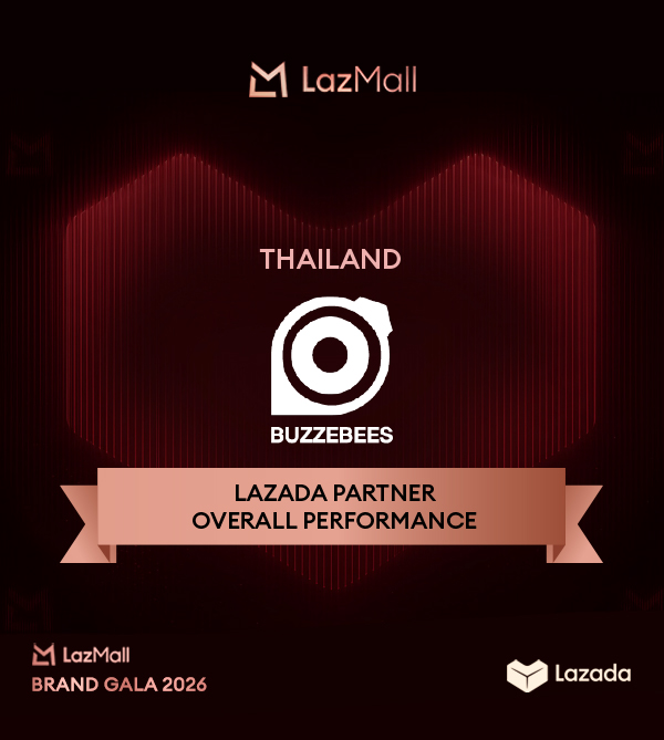 BUZZEBEES รับรางวัลชนะเลิศ 2026 The Winner Thailand Lazada Partner - Overall Performance Award ต่อเนื่อง 3 ปีซ้อน